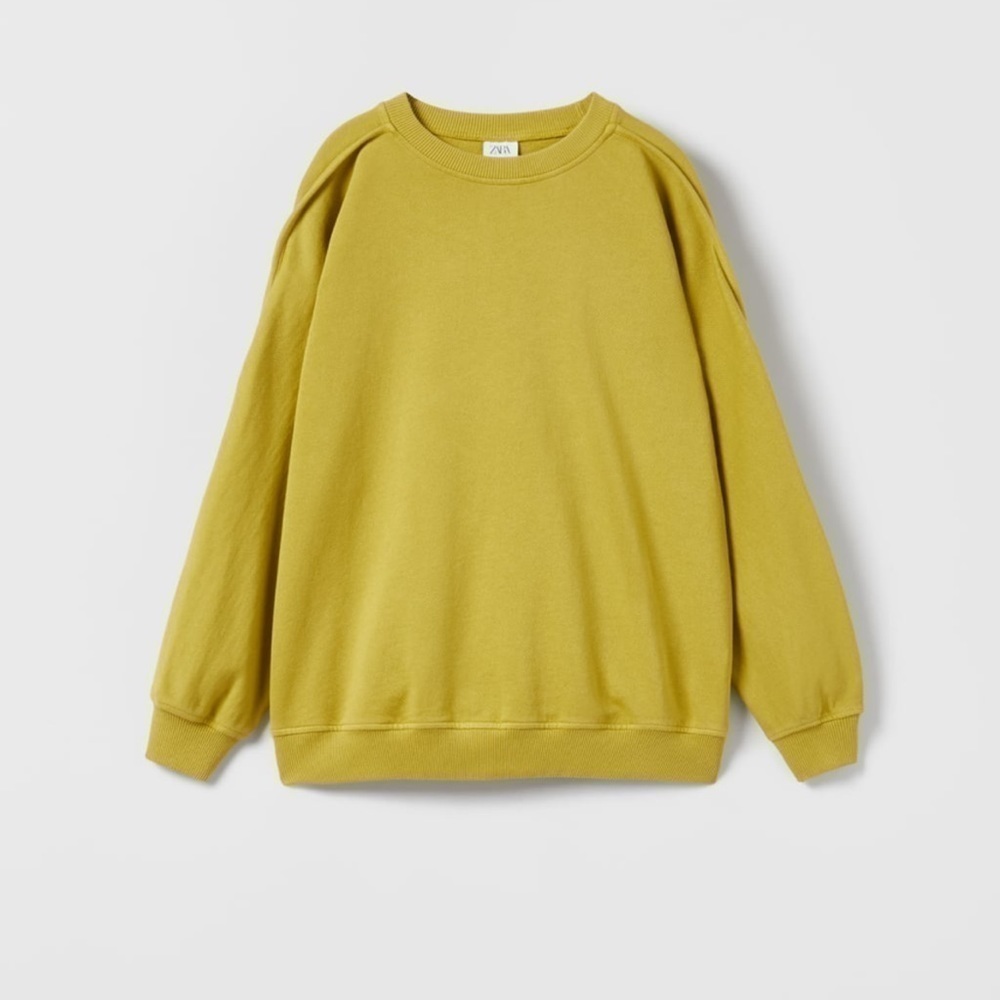 Zara Piped Basic Sweatshirt